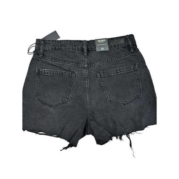 NWT Blanknyc The Reeve High Rise Ribcage Short Black Women's Size 26 - Picture 5 of 8